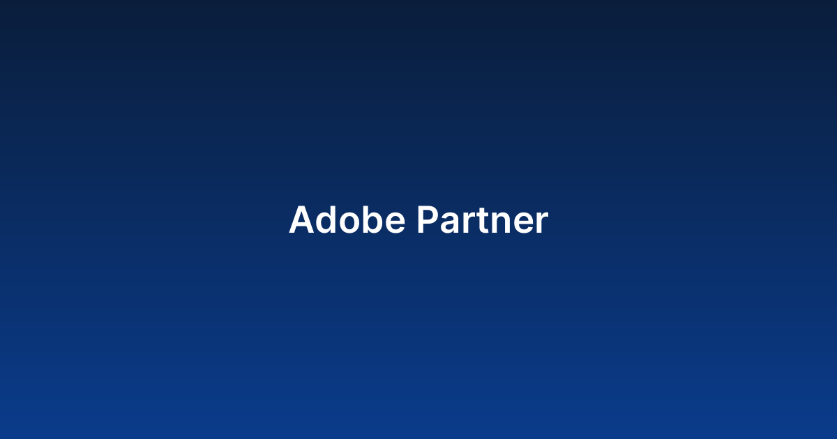 Adobe Partner