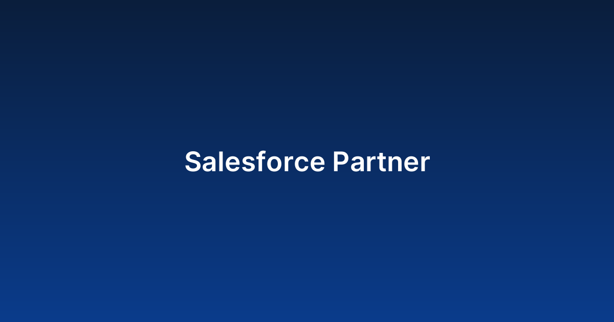 Salesforce Partner