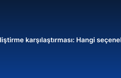 SaaS ürün geliştirme karşılaştırması: Hangi seçenek size uygun?